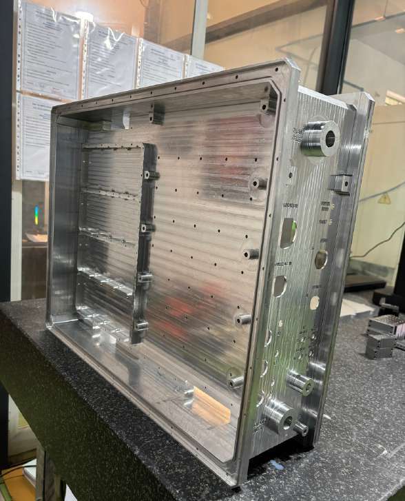 Precision-machined enclosure component