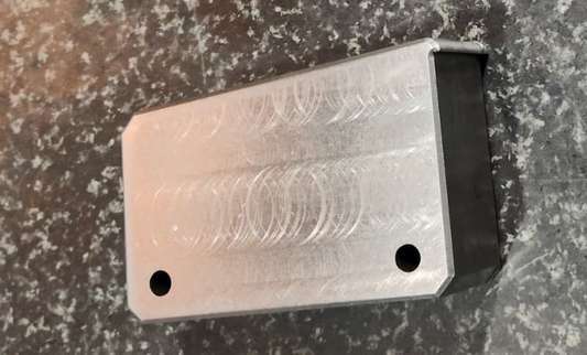 CNC-machined block component