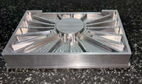 High-precision machined panel