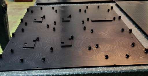 Custom machined fixture plate