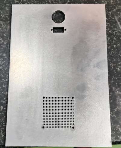 Precision-machined cover plate