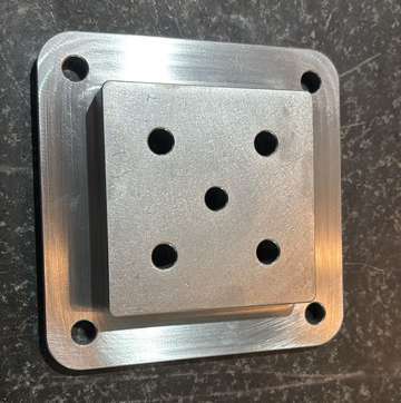 Machined frame component